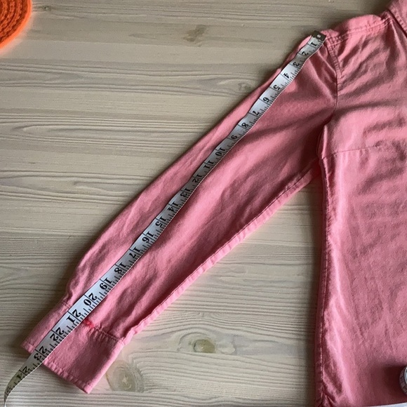 GAP Pink Cotton Button Down Shirt size XS - Picture 9 of 13